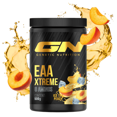 EAA Xtreme 500g peach flavor amino acid supplement for muscle growth and recovery