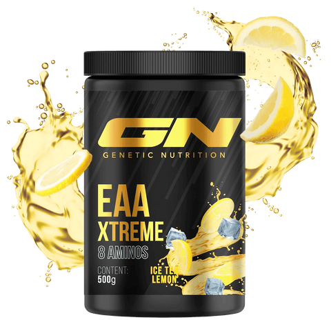 EAA Xtreme 500g lemon ice tea flavor essential amino acids supplement for muscle growth and recovery