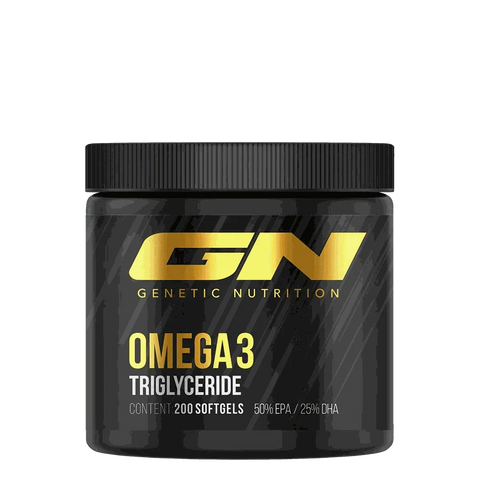 GN Genetic Nutrition Omega 3 Triglyceride softgels 200 count high purity EPA DHA supplement