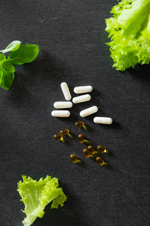 Vegane Vitamin-Kapseln für Herz- und Knochenschutz