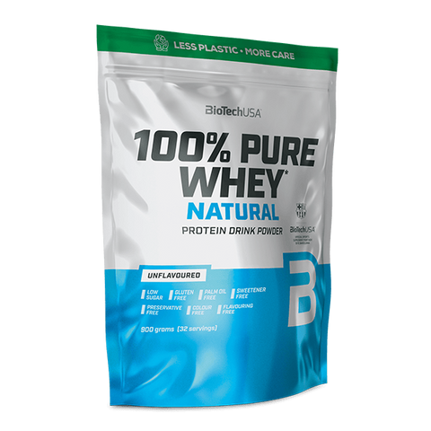 BioTech 100% Pure Whey Natural Molkenprotein-Konzentrat
