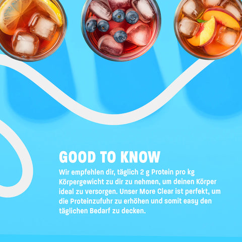 More Clear - Clear Whey Proteinlimonade