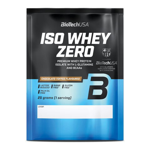 BioTech Iso Whey Zero Protein Isolat Pulver - 25 g Probe