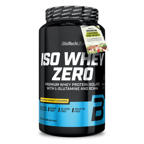 BioTech Iso Whey Zero Protein Isolat Pulver - 908 g