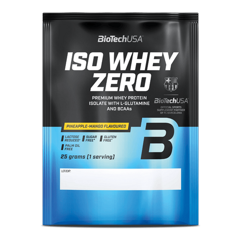 BioTech Iso Whey Zero Protein Isolat Pulver - 25 g Probe