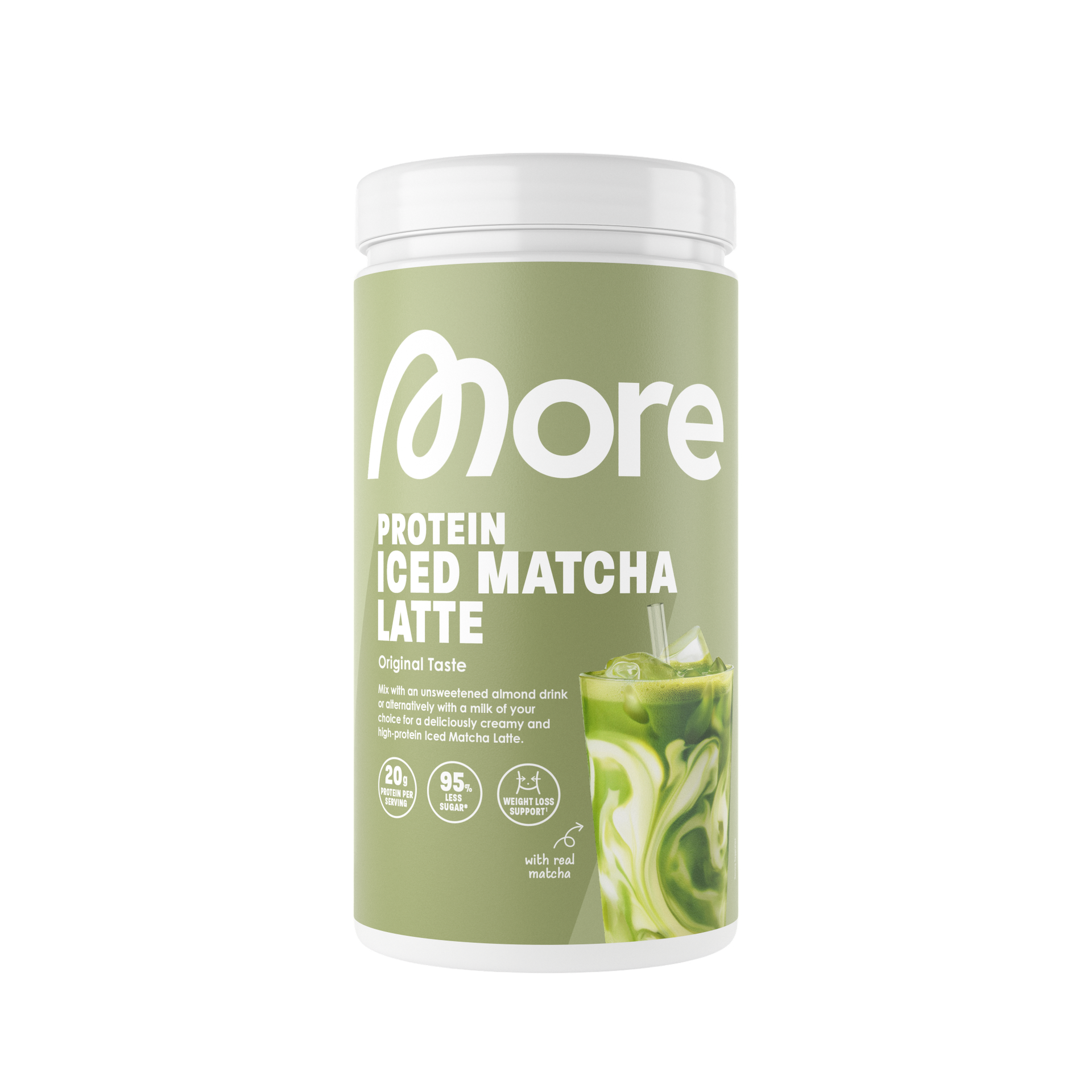 Iced Matcha Latte – More Nutrition bei EP Nutrition