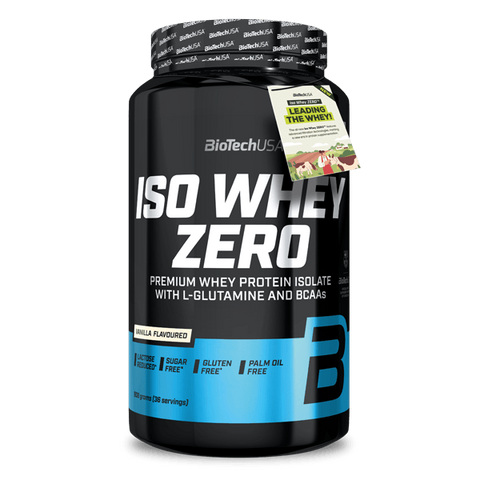 BioTech Iso Whey Zero Protein Isolat Pulver - 908 g