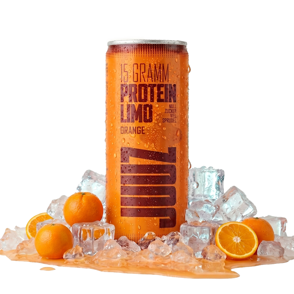 JUUZ Protein Soda Orange – Protein Limonade mit 15 g Protein und 0 g Zucker