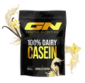100% Dairy Casein Proteinpulver 900g Vanille Geschmack für langanhaltende Aminosäurenversorgung
