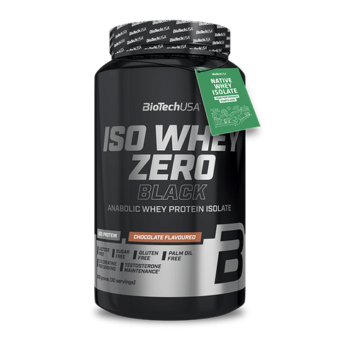 BioTech Iso Whey Zero Black Getränkepulver auf Basis von Molkeproteinisolat