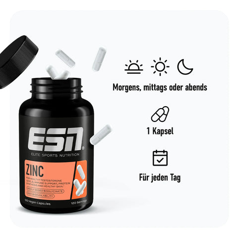 ESN Zinc, 120 Kaps.