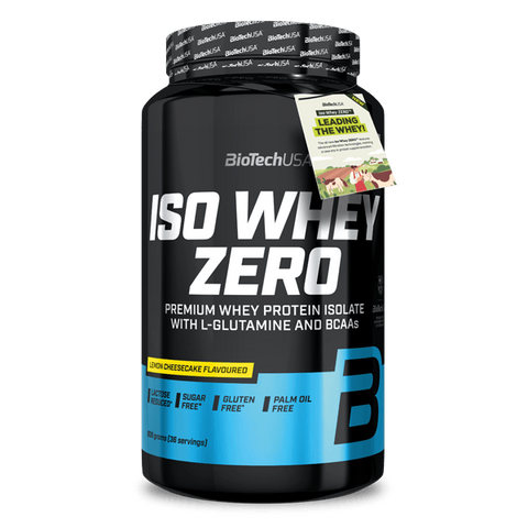 BioTech Iso Whey Zero Protein Isolat Pulver - 908 g