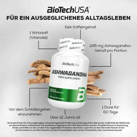 Ashwagandha · 60 Kapseln - EP Nutrition