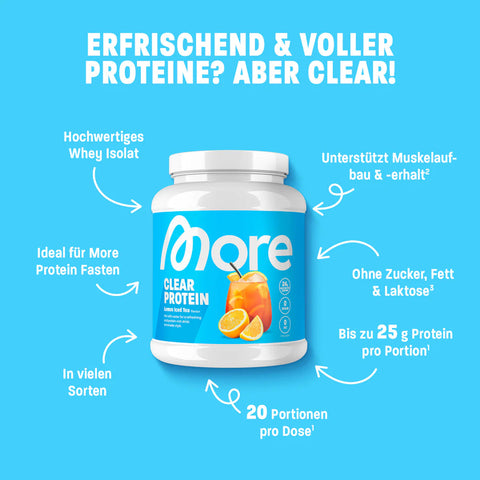 More Clear - Clear Whey Proteinlimonade