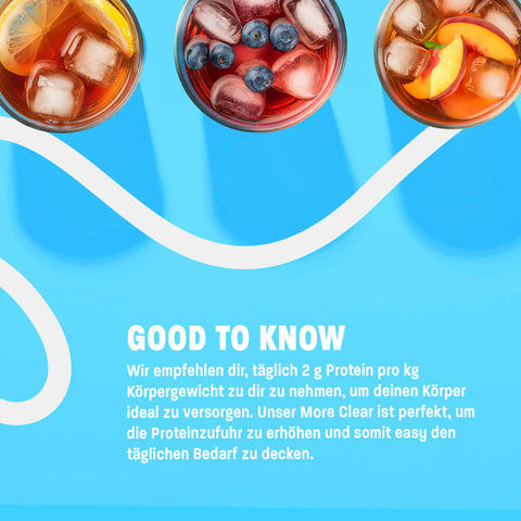 More Clear - Clear Whey Proteinlimonade