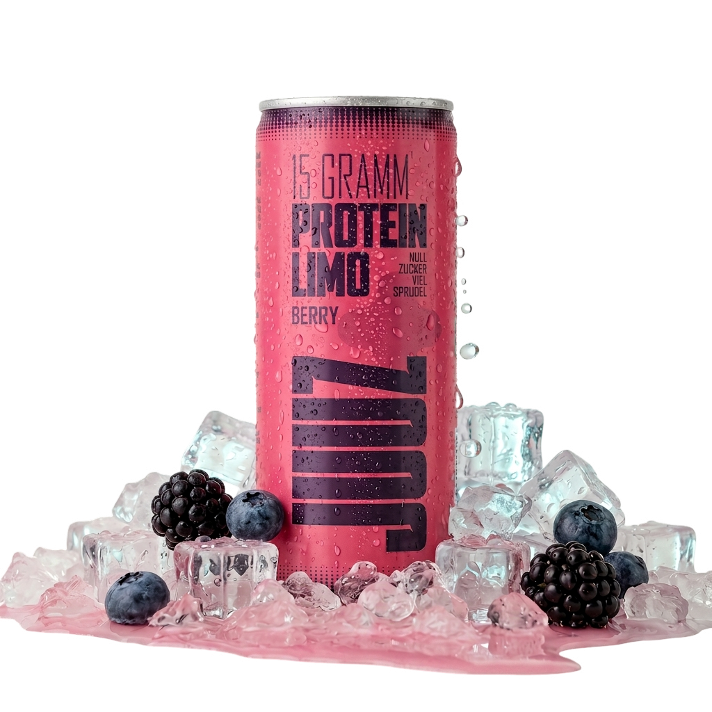 JUUZ Protein Soda Berry – Protein Limonade mit 15 g Protein und 0 g Zucker
