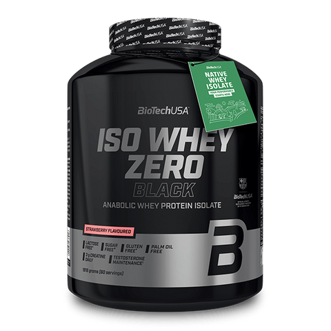 BioTech Iso Whey Zero Black Getränkepulver auf Basis von Molkeproteinisolat