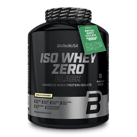 BioTech Iso Whey Zero Black Getränkepulver auf Basis von Molkeproteinisolat