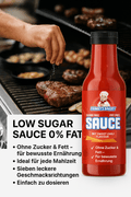 Low Sugar Sauce 0% Fat · 375ml - EP Nutrition