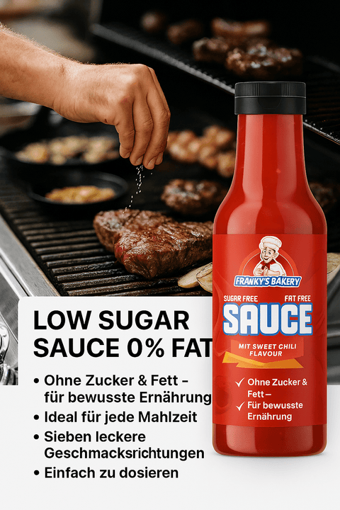 Low Sugar Sauce 0% Fat · 375ml - EP Nutrition
