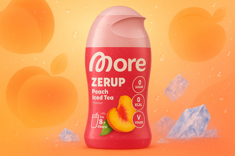 Peach Iced Tea Background